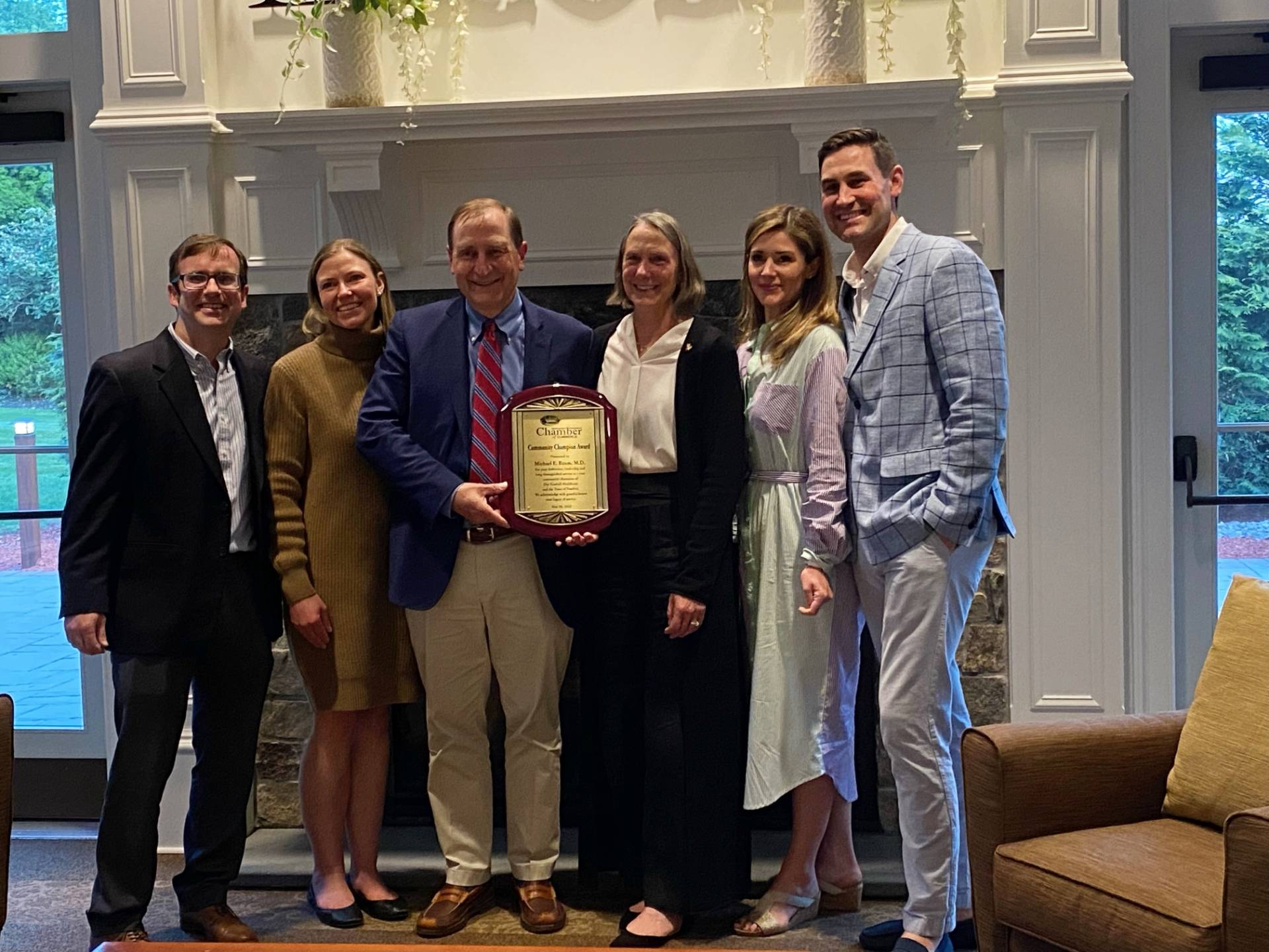 Dr. Michael Baum Honored with 2023 Community Champion Award from